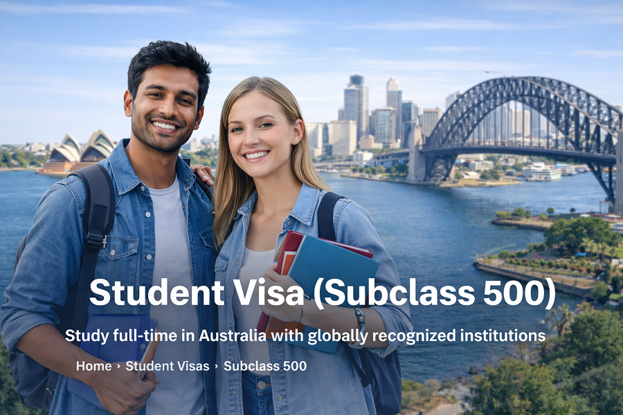Subclass 500 Student Visa Australia